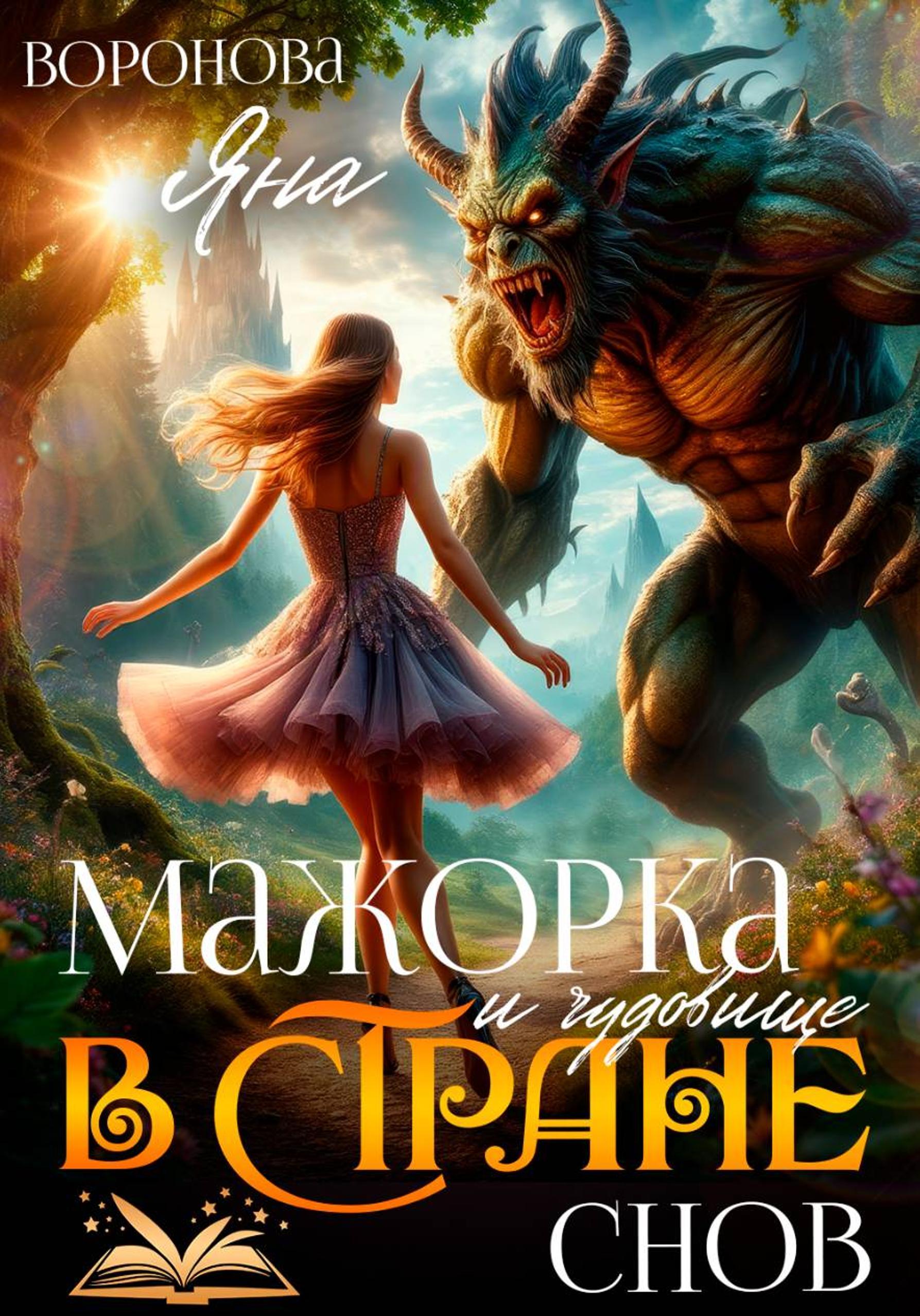 Обложка книги «Мажорка и чудовище в стране снов»