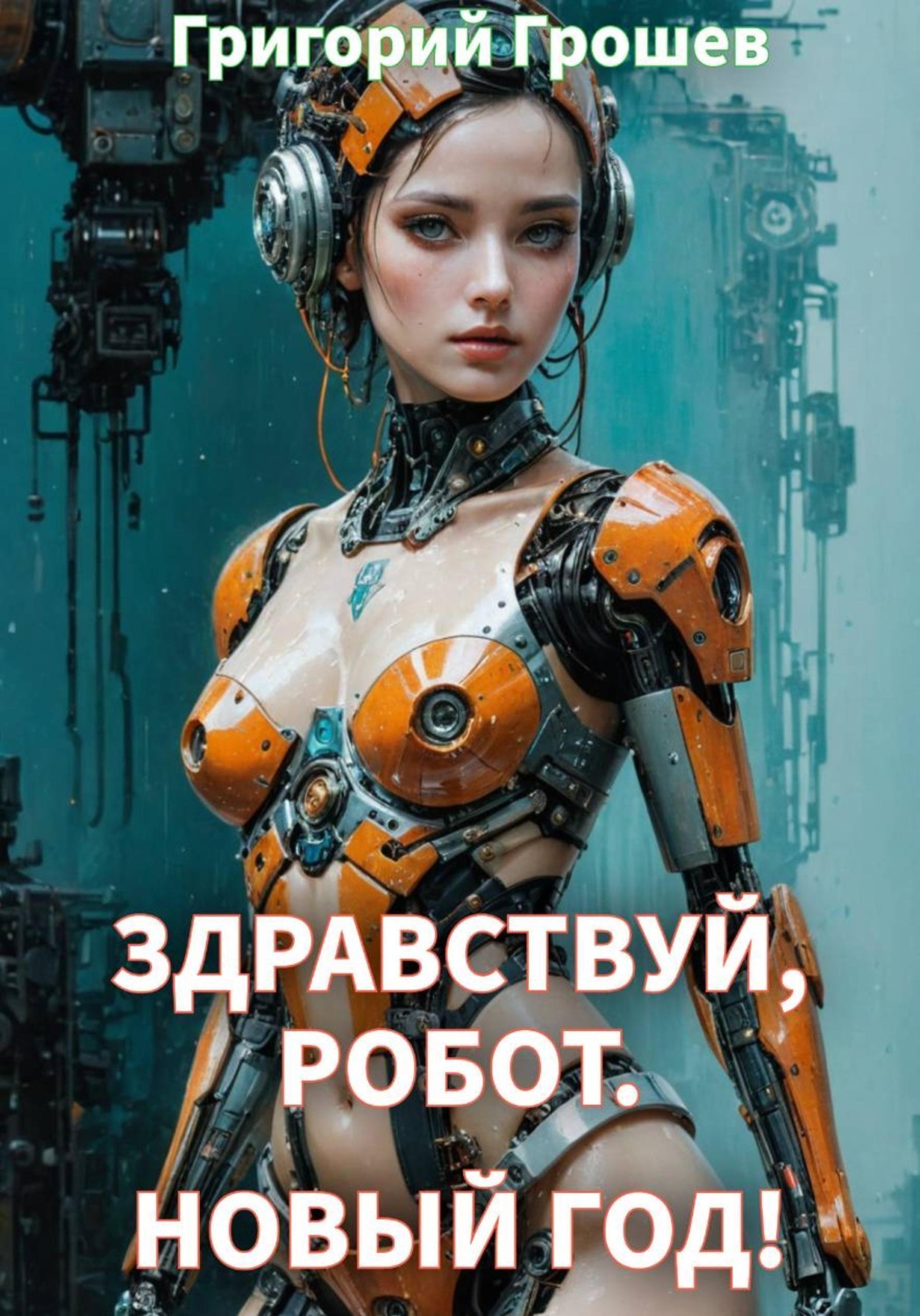 Обложка книги «Здравствуй, робот, Новый Год!»