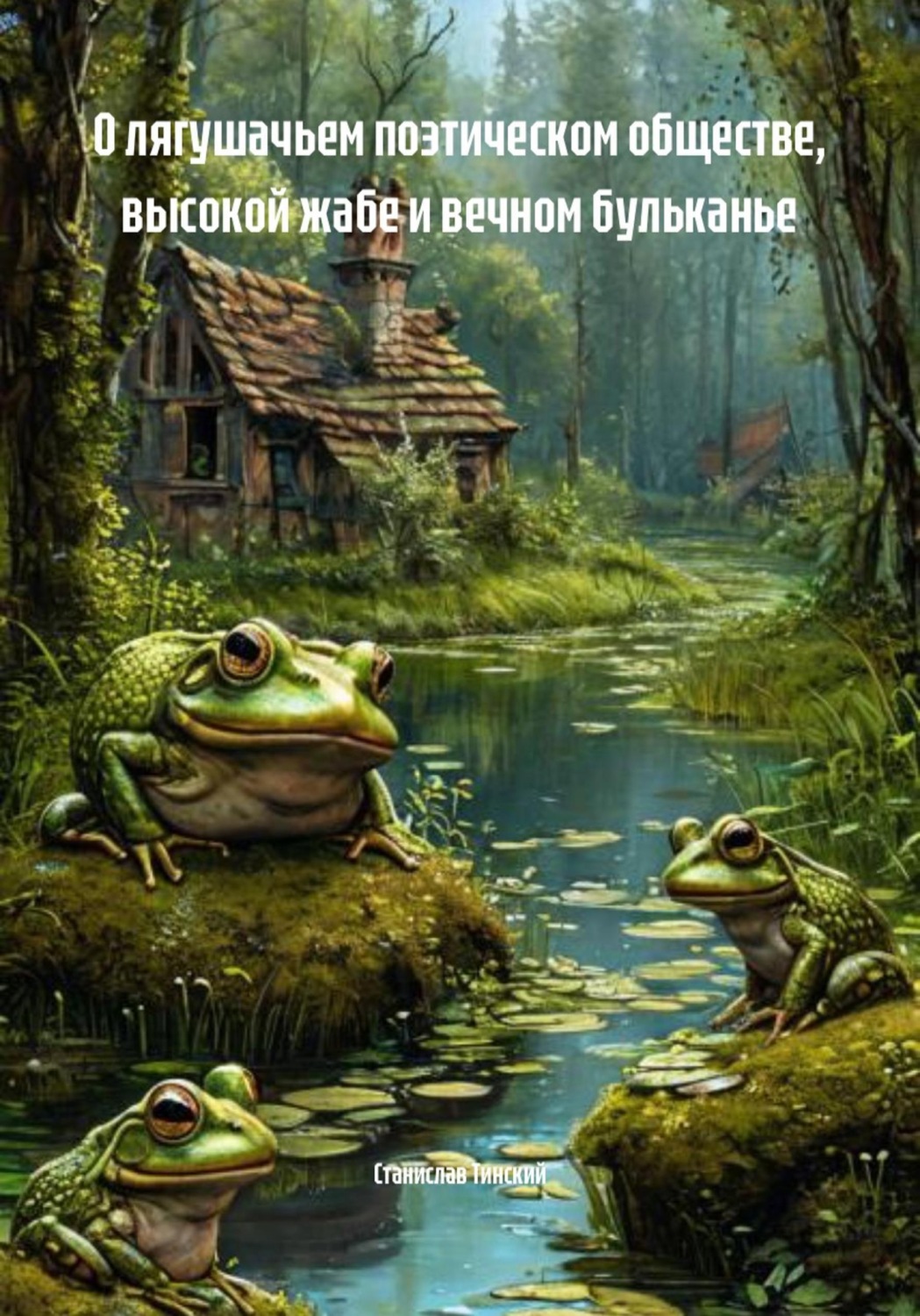 Обложка книги «О лягушачьем поэтическом обществе, высокой жабе и вечном бульканье»