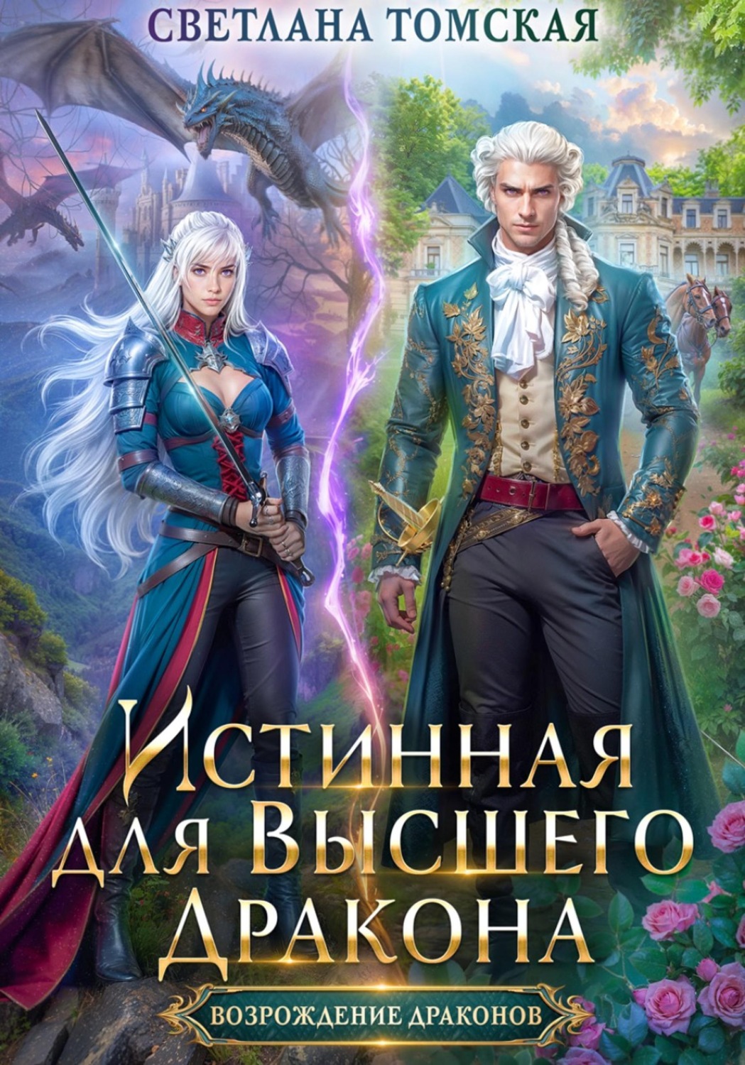 Обложка книги «Истинная для Бога Драконов»