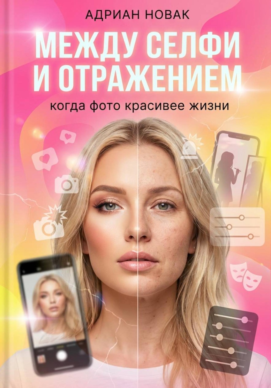 Обложка книги «Между селфи и отражением»