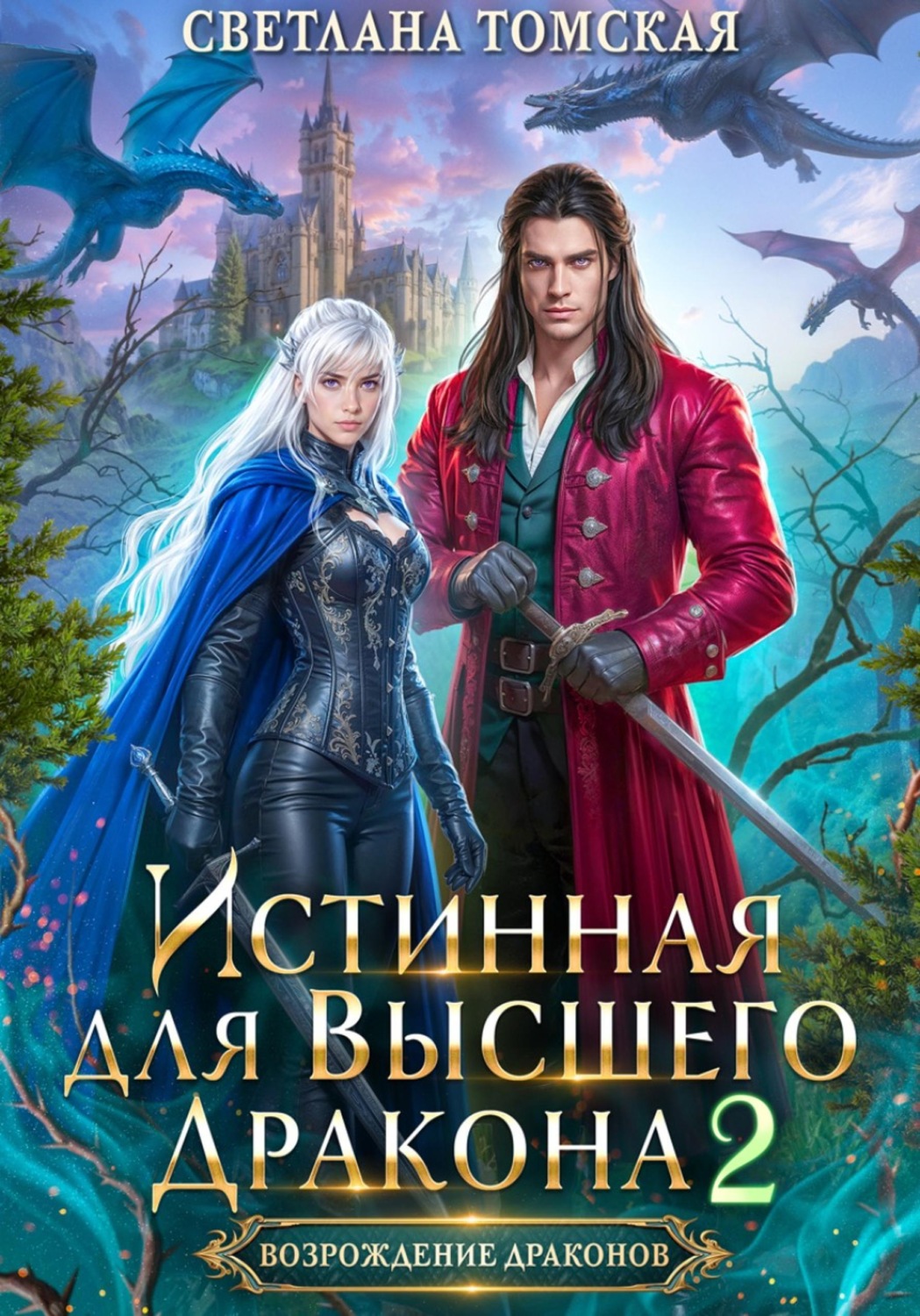 Обложка книги «Истинная для Бога Драконов 2»