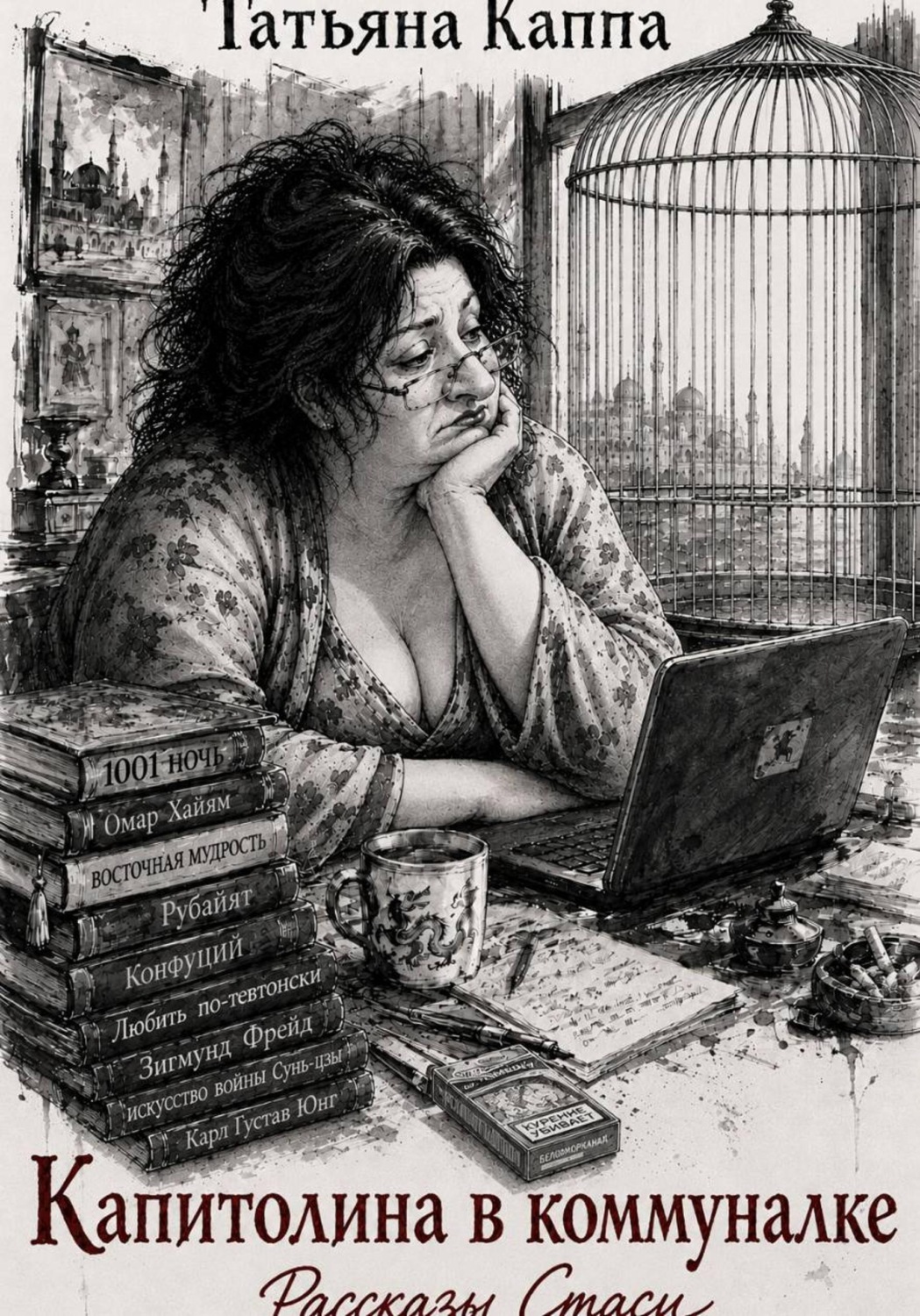 Обложка книги «Записки Стаси (с картинками). Капитолина в коммуналке»