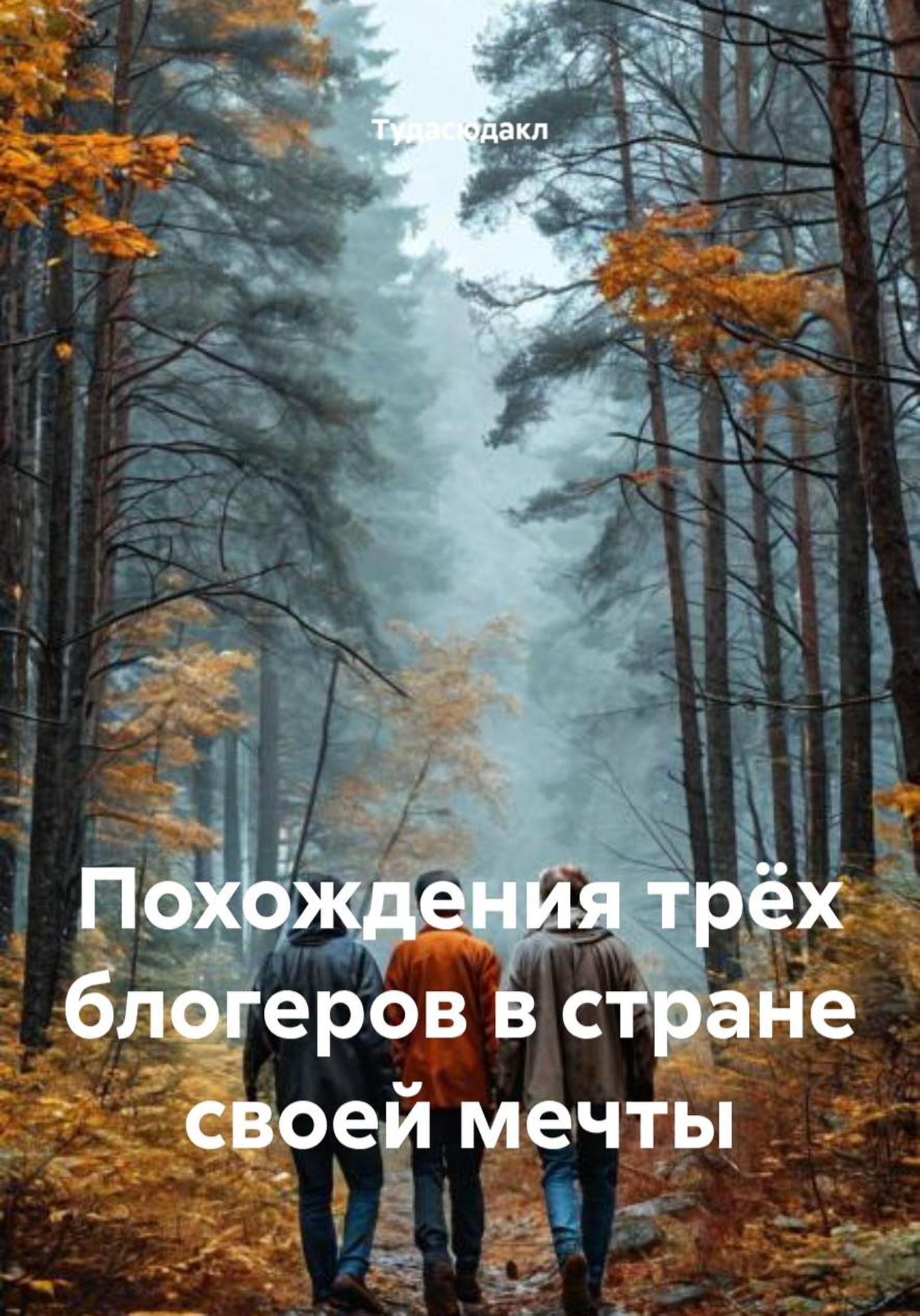 Обложка книги «Похождения трёх блогеров в стране своей мечты»
