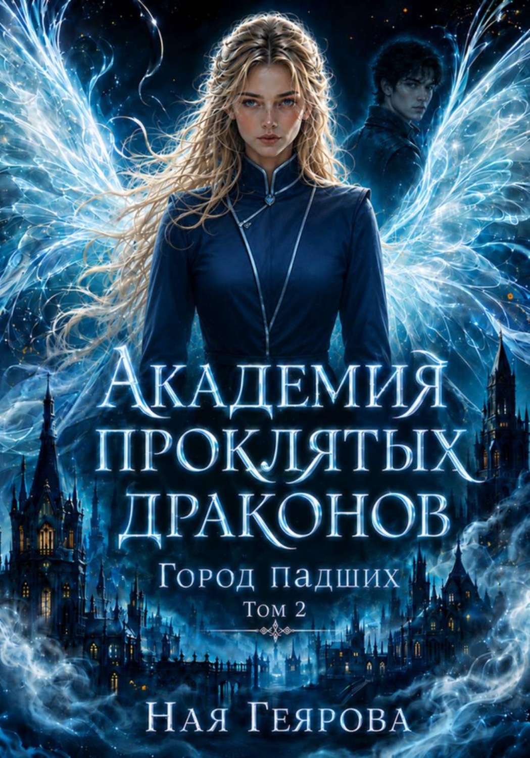 Обложка книги «Город падших. Академия проклятых драконов. Том 2»