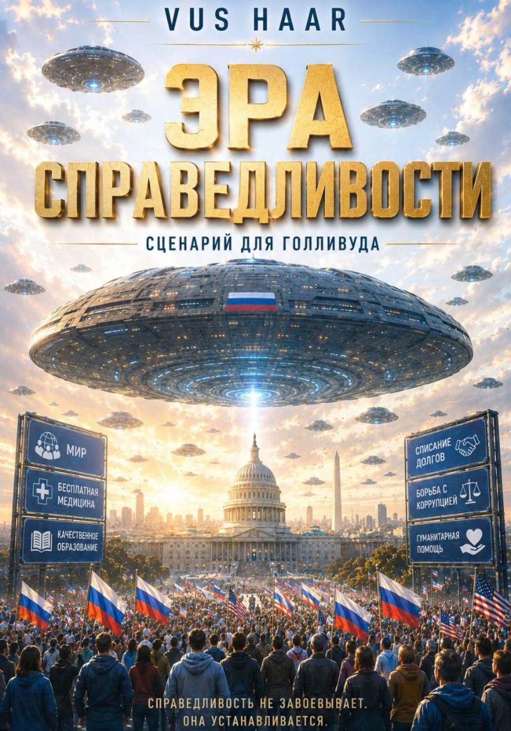 Обложка книги «Эра справедливости. Сценарий для Голливуда»