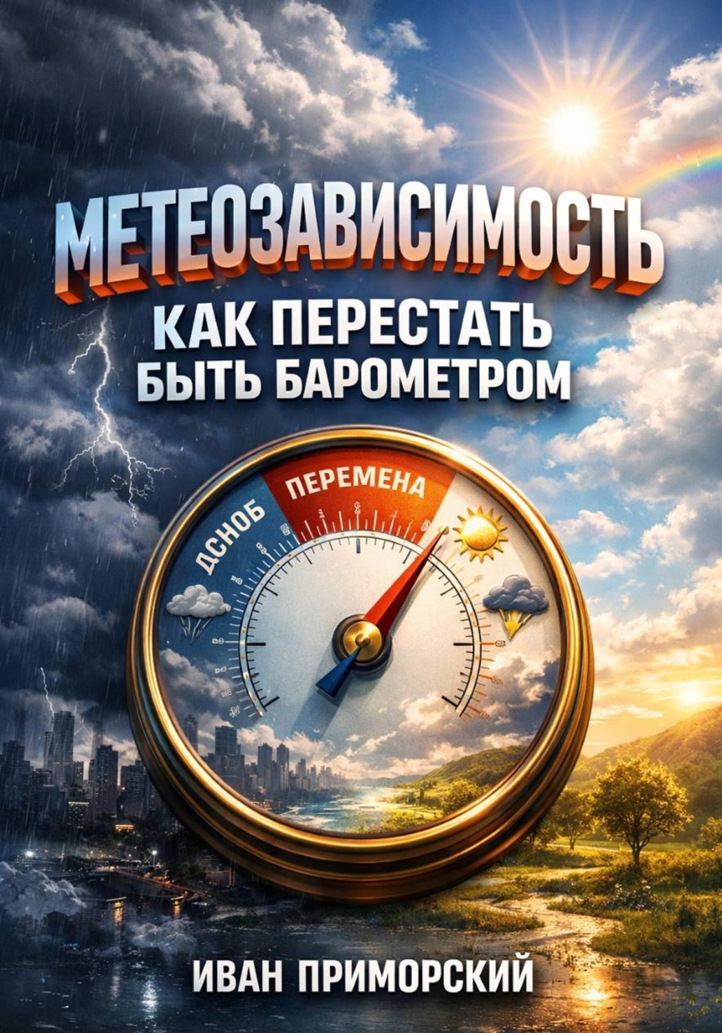 Обложка книги «Метеозависимость. Как перестать быть барометром»