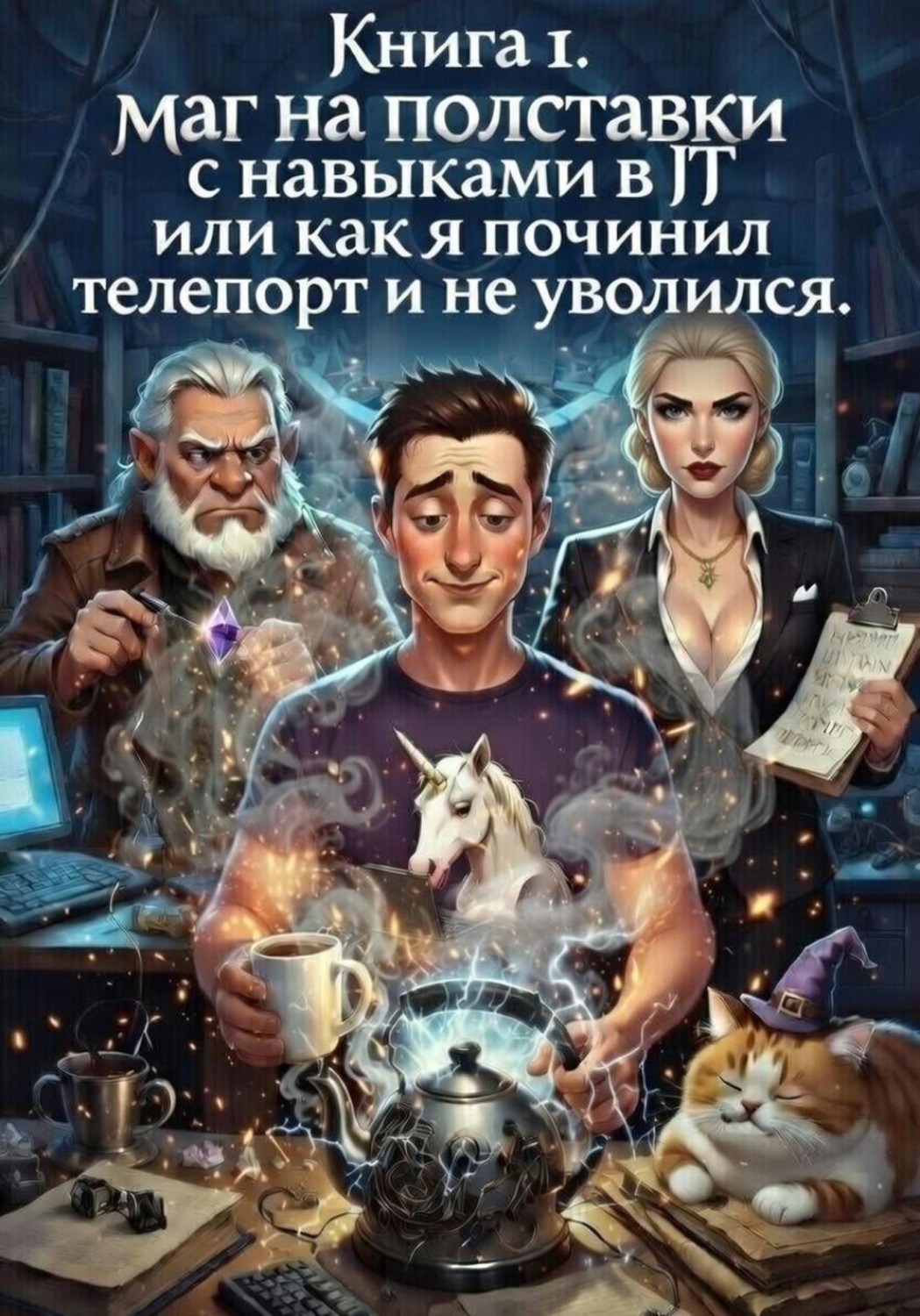Обложка книги «Маг на полставки с навыками в IT или как я починил телепорт и не уволился»