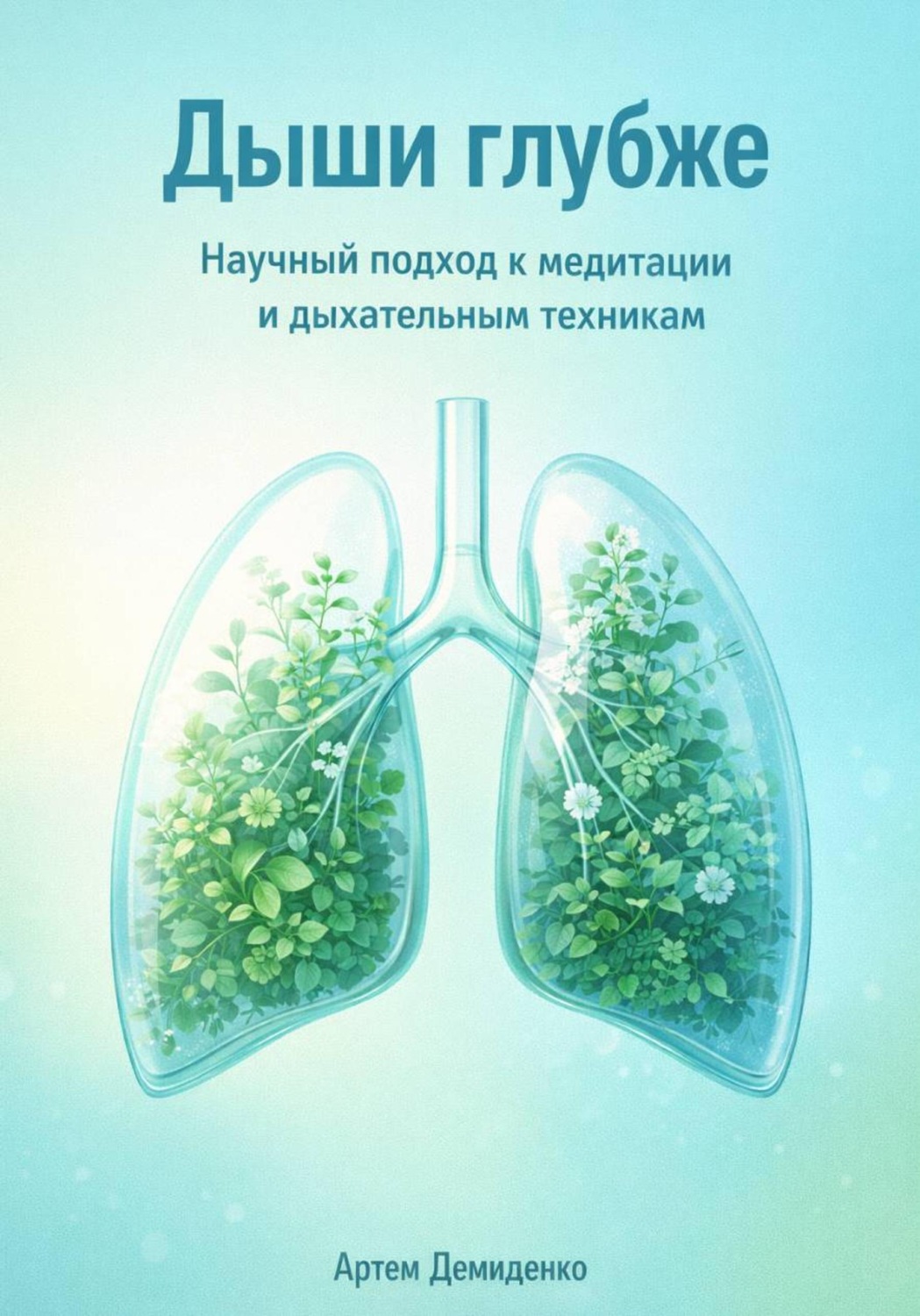 Обложка книги «Дыши глубже: Научный подход к медитации и дыхательным техникам»