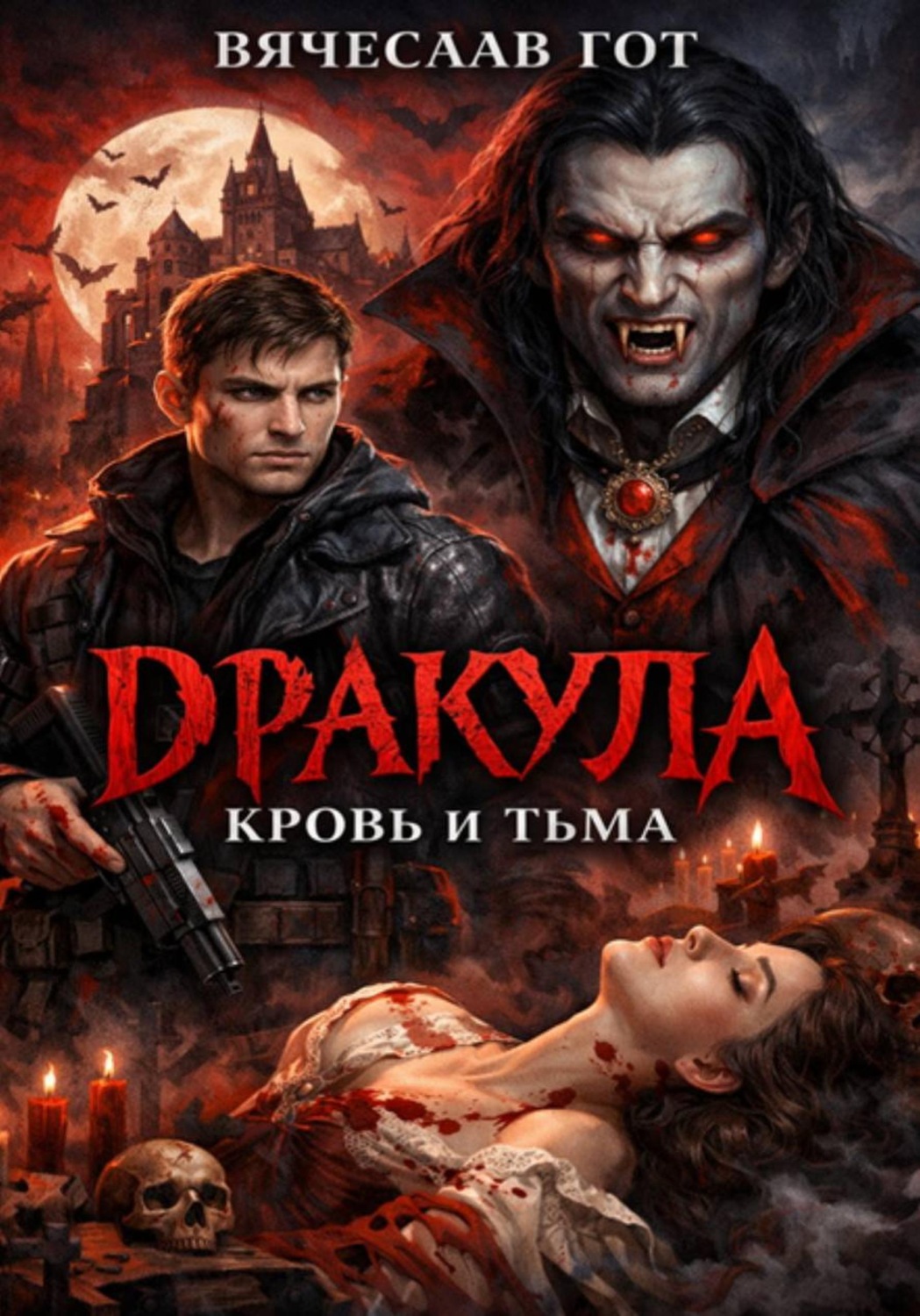 Обложка книги «Дракула. Кровь и Тьма»