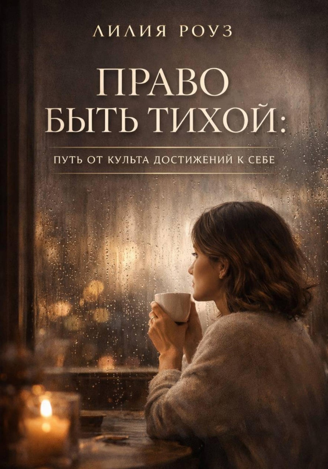 Обложка книги «Право быть тихой: Путь от культа достижений к себе»