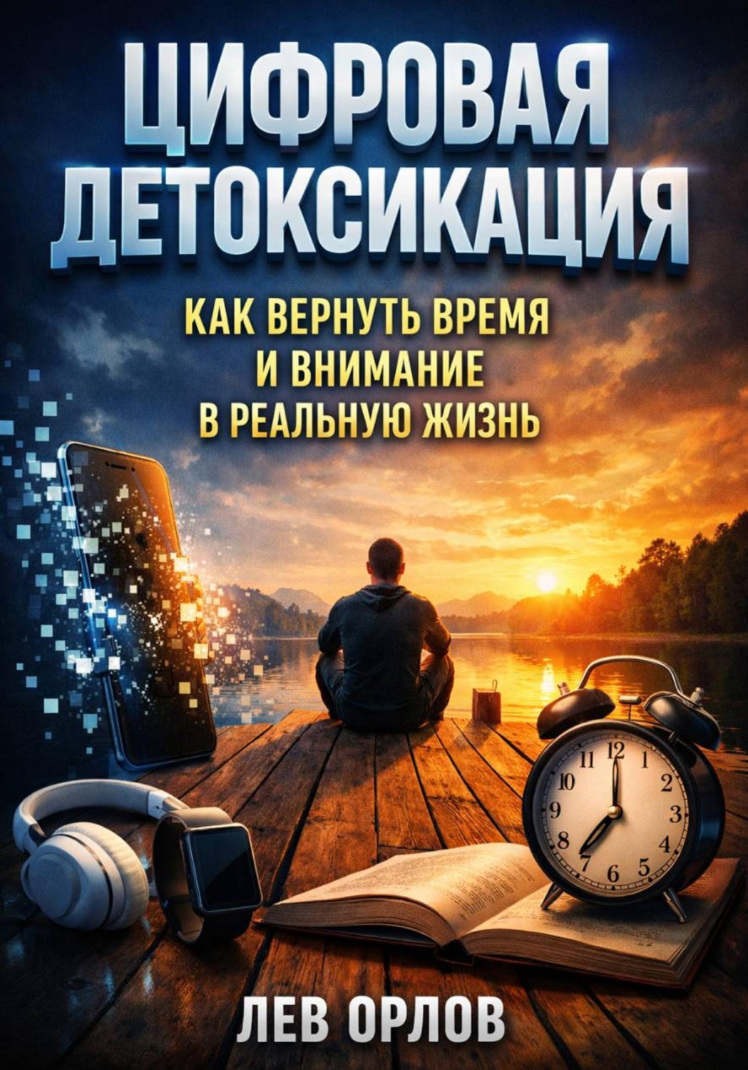 Обложка книги «Цифровая Детоксикация: Как Вернуть Время и Внимание в Реальную Жизнь»
