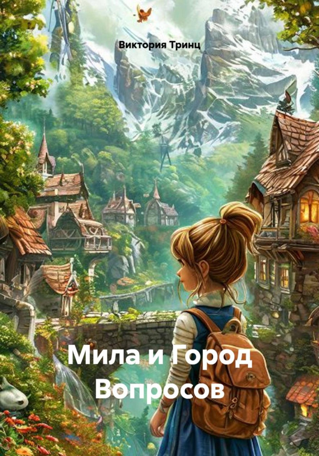 Обложка книги «Мила и Город Вопросов»