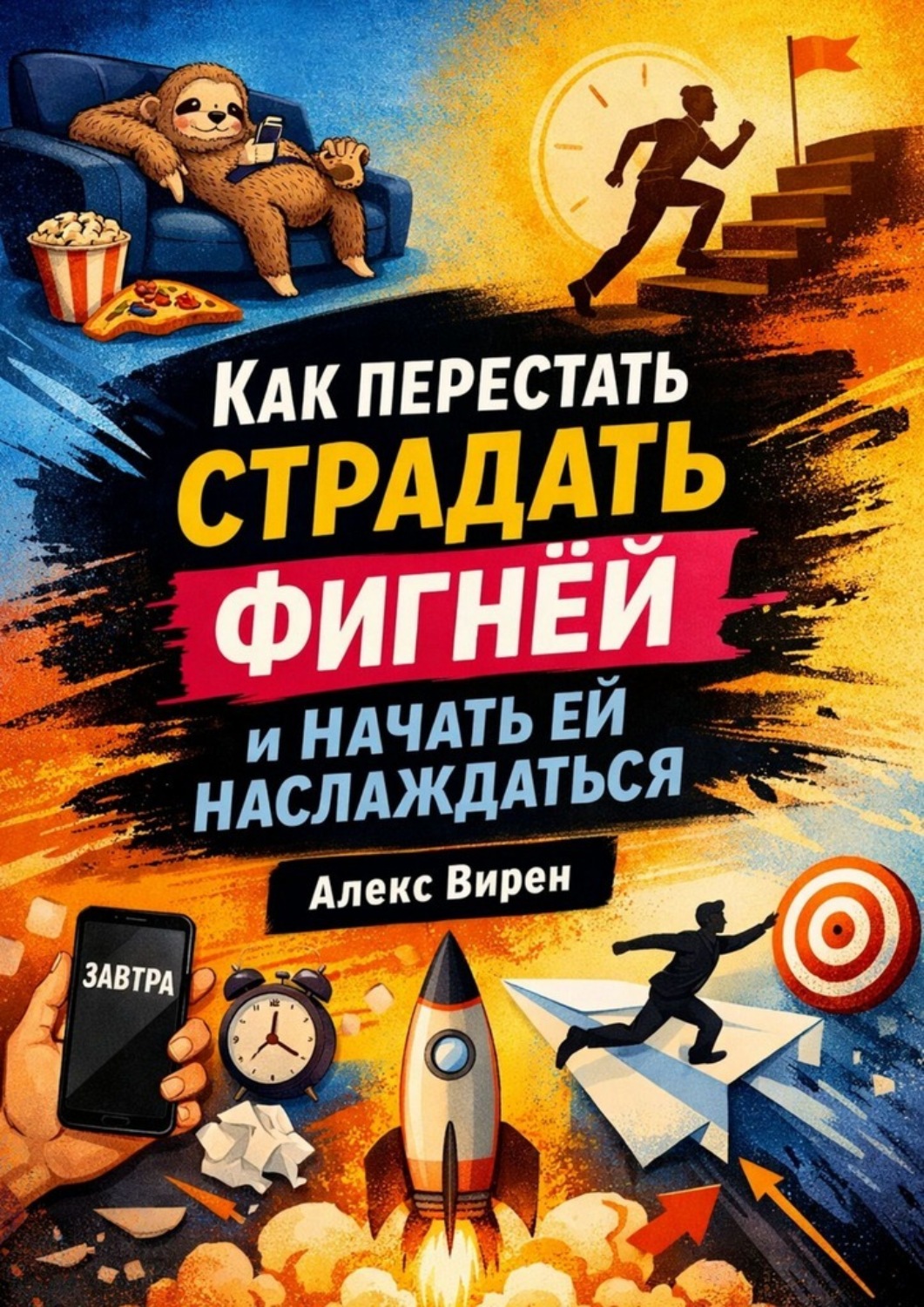 Обложка книги «Как перестать страдать фигней и начать ей наслаждаться»