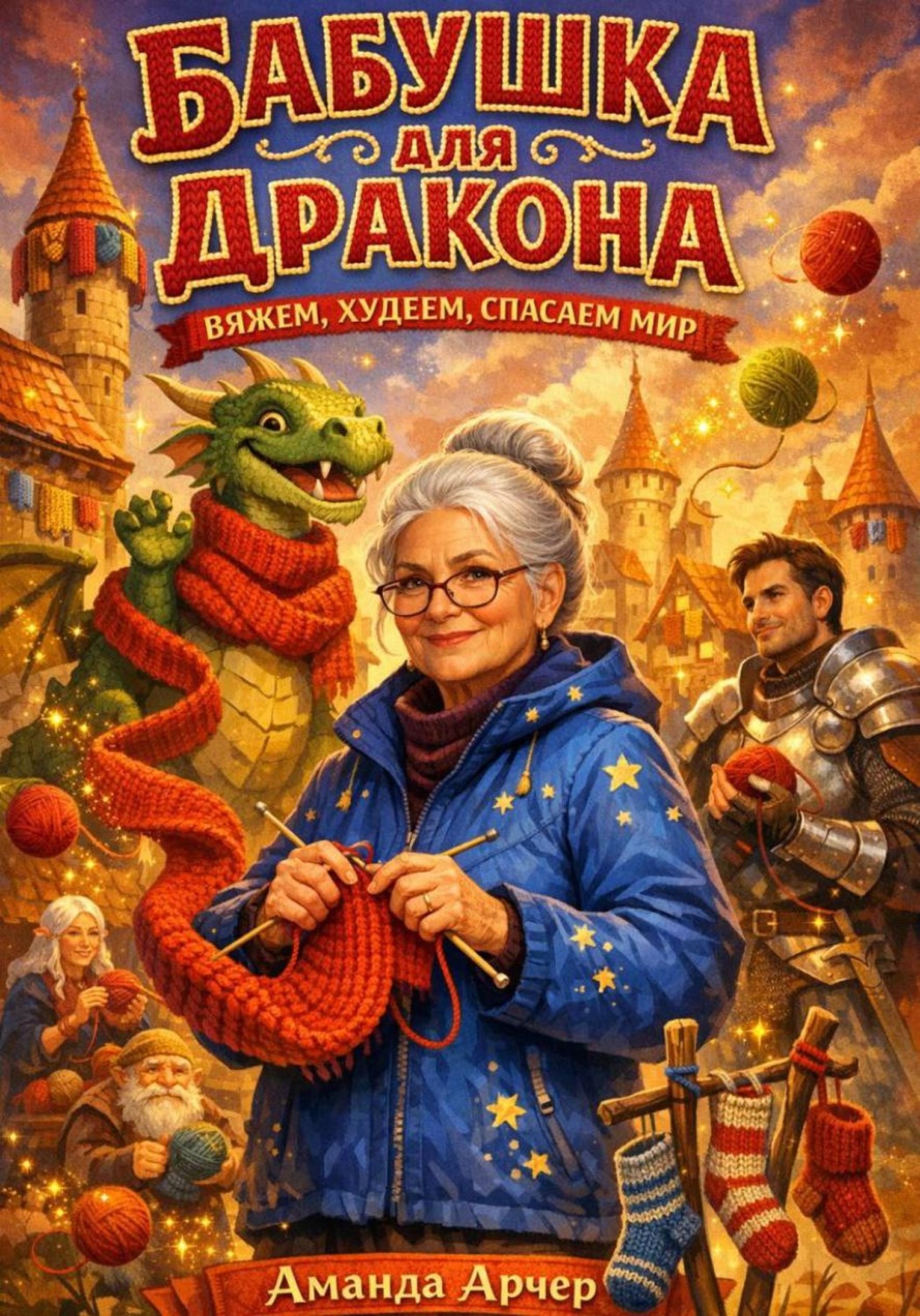 Обложка книги «Кружок вязания для магов на пенсии»
