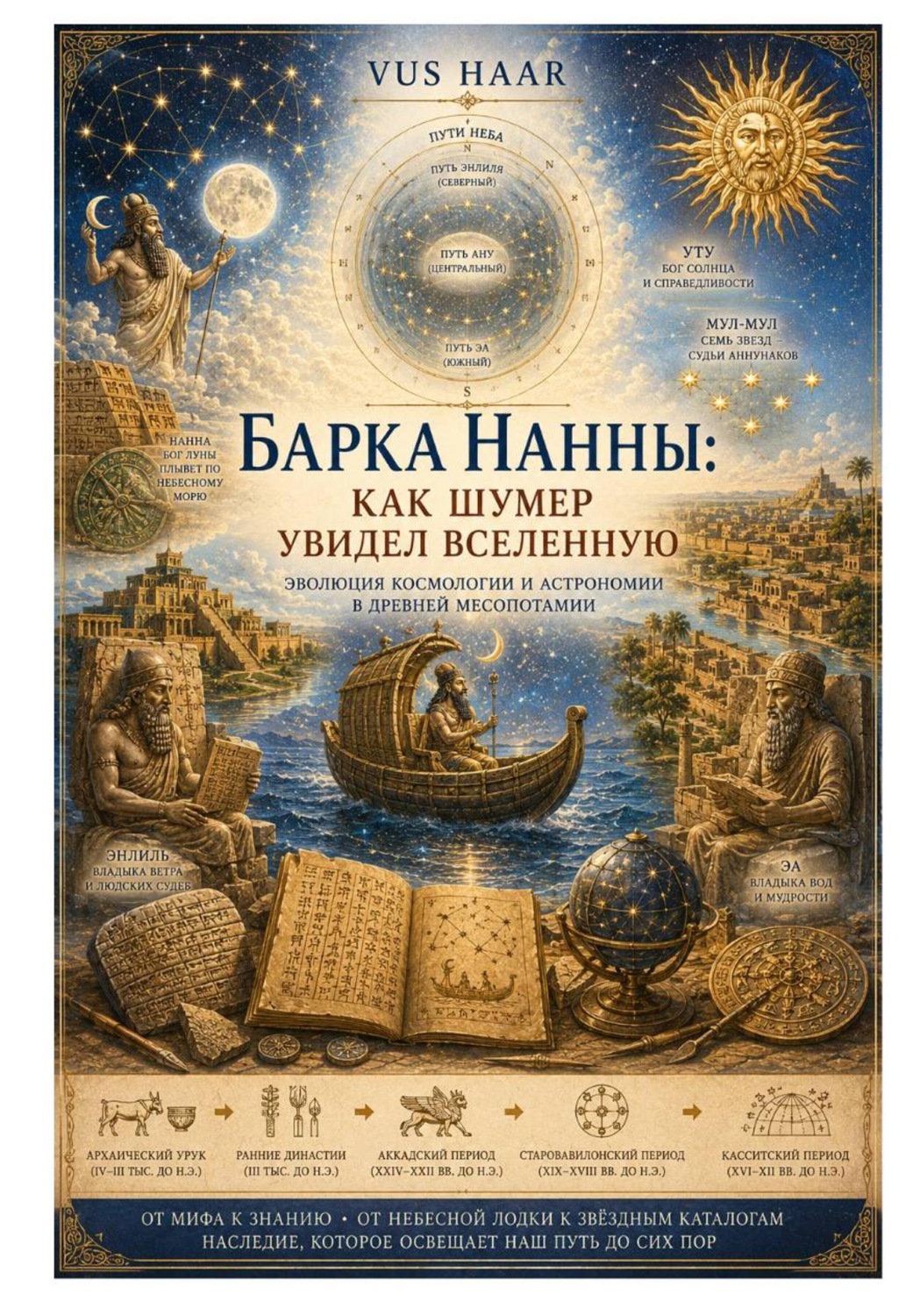 Обложка книги «Барка Нанны: Как Шумер увидел Вселенную»