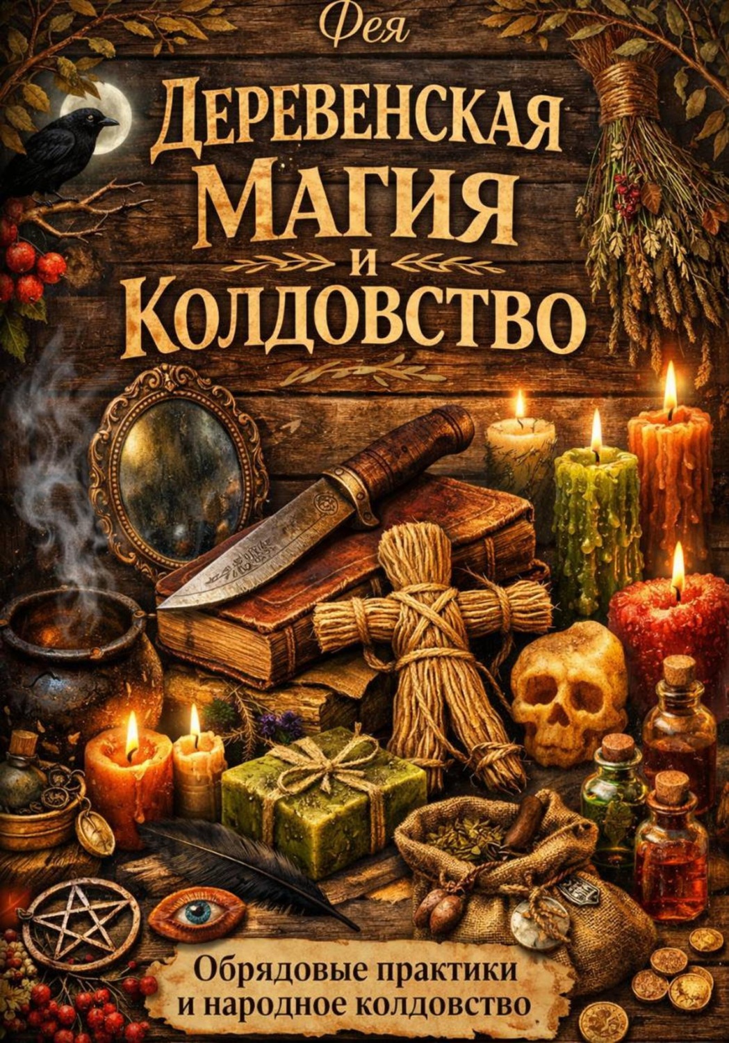 Обложка книги «Деревенская магия колдовство»