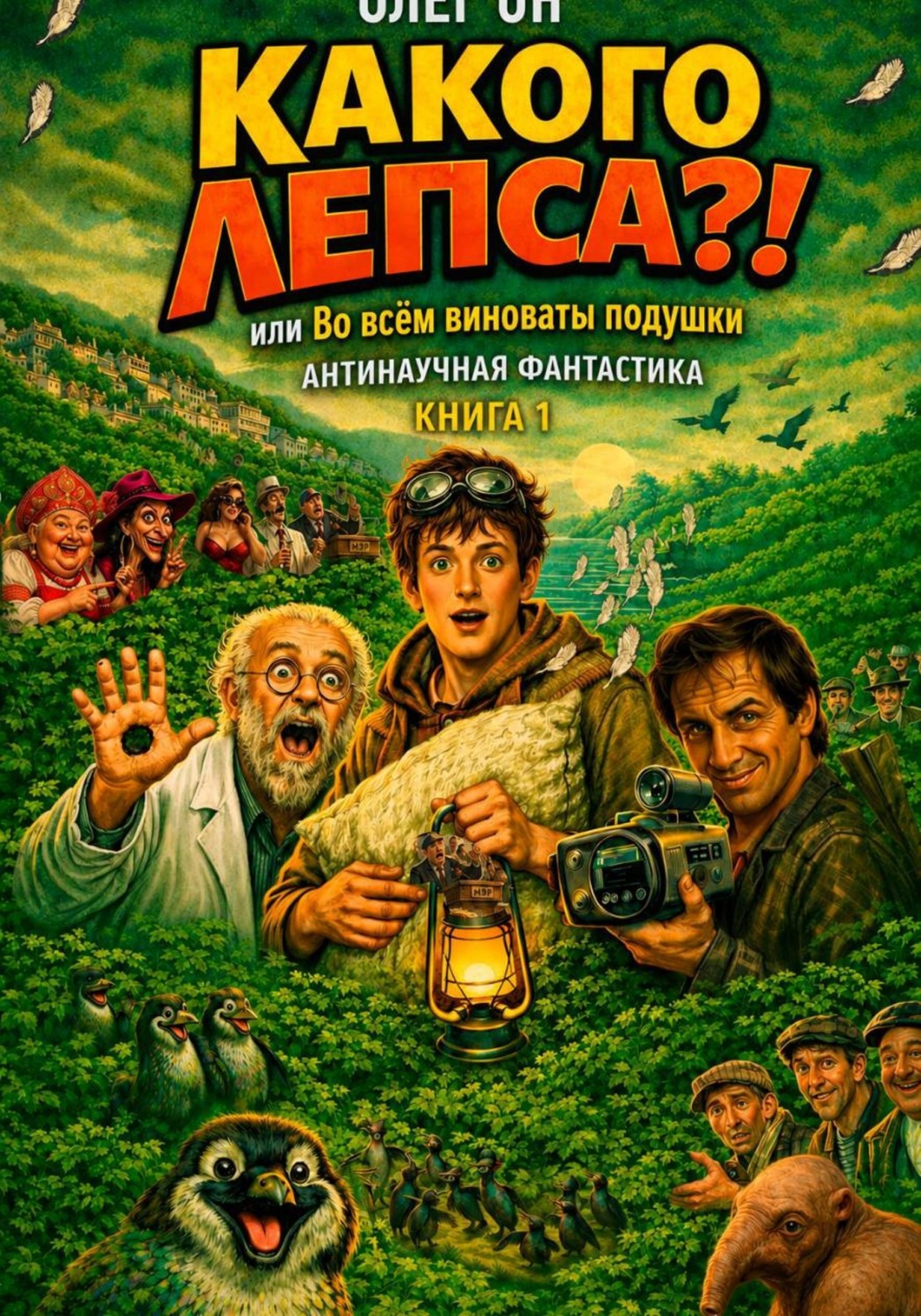Обложка книги «КАКОГО ЛЕПСА?!! или ВО ВСЁМ ВИНОВАТЫ ПОДУШКИ!»