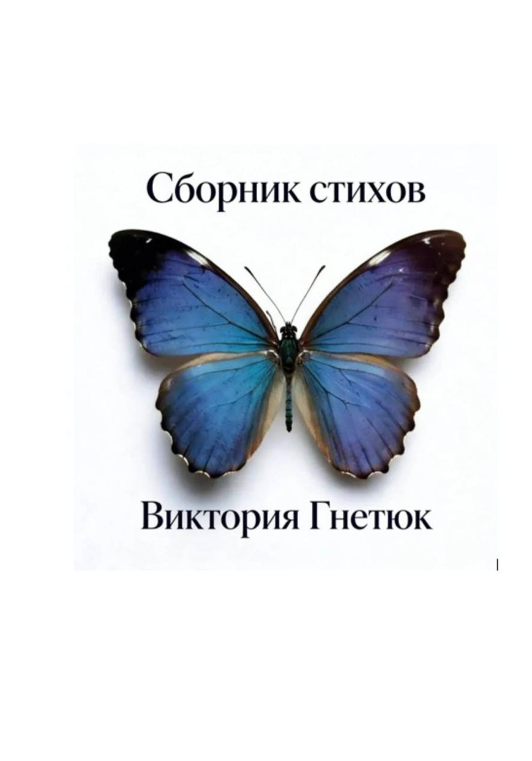 Обложка книги «Сборник стихов, Виктория Гнетюк»