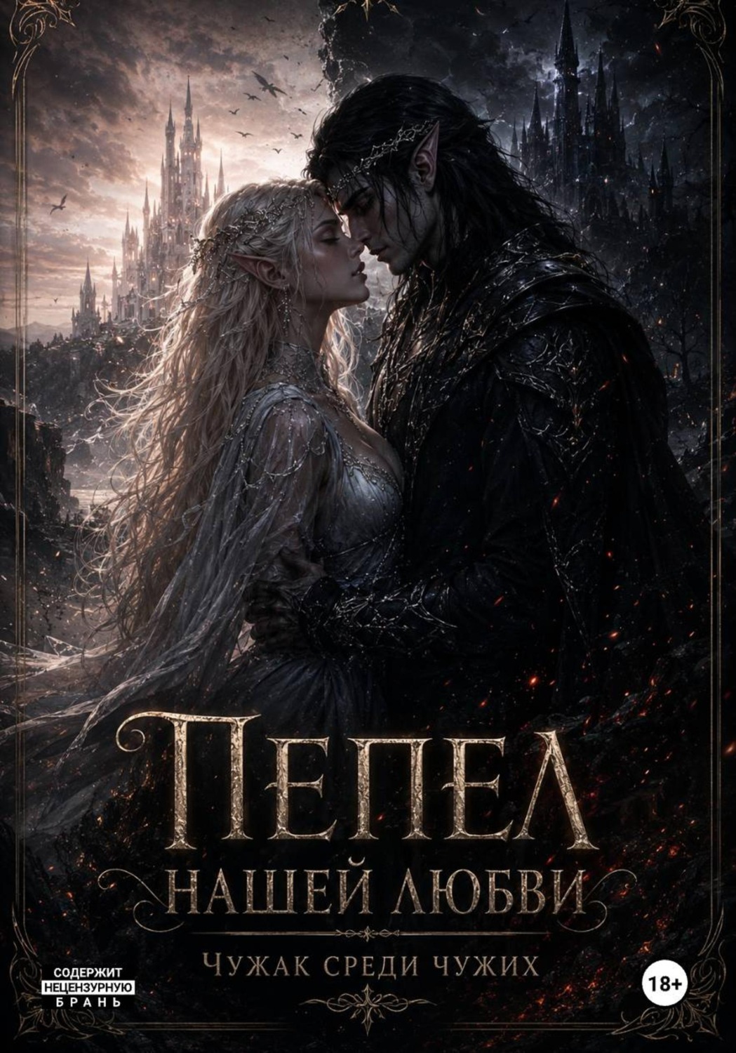 Обложка книги «Пепел нашей любви. Чужак среди чужих»