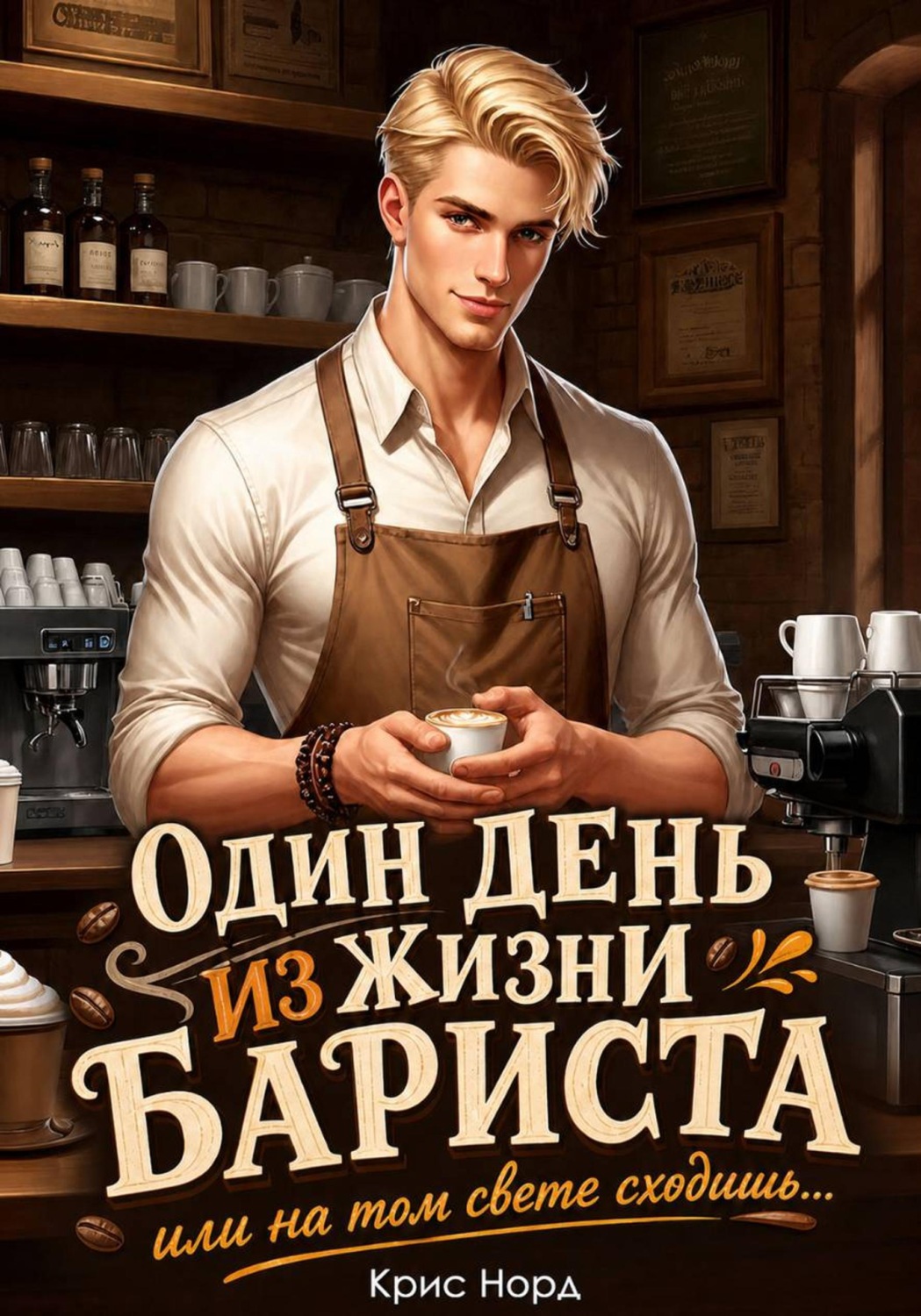 Обложка книги «Один день из жизни бариста, или на том свете сходишь...»