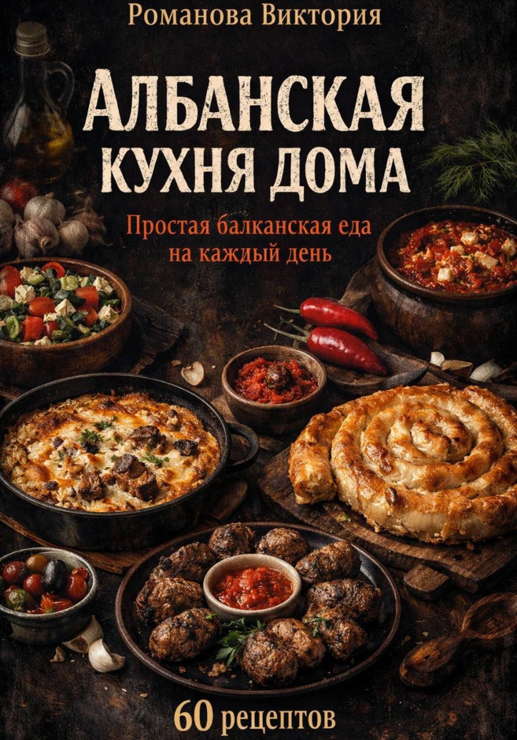 Обложка книги «Албанская кухня дома: простая балканская еда на каждый день»