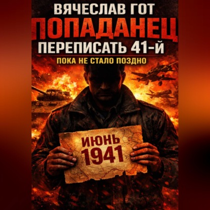 Обложка книги «Попаданец. Переписать 41-й — пока не стало поздно»