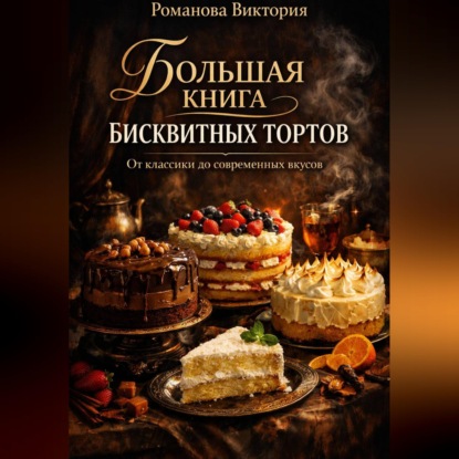 Обложка книги «Большая книга бисквитных тортов: от классики до современных вкусов»