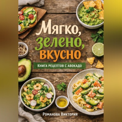 Обложка книги «Мягко, зелено, вкусно: книга рецептов с авокадо»
