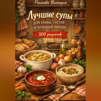 Обложка книги «Лучшие супы для семьи, гостей и холодной погоды»