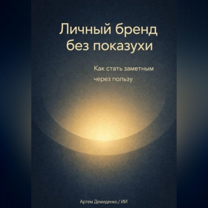 Обложка книги «Личный бренд без показухи: Как стать заметным через пользу»