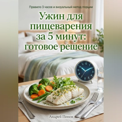 Обложка книги «Ужин для пищеварения за 5 минут: готовое решение»