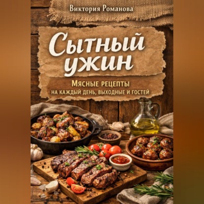 Обложка книги «Сытный ужин: мясные рецепты на каждый день, выходные и гостей»