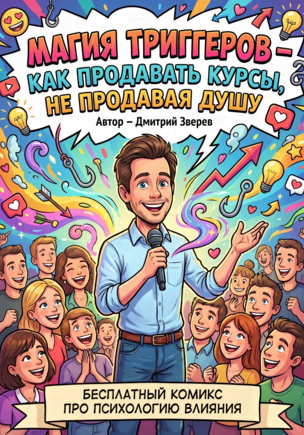Обложка книги «Магия триггеров - как продавать курсы, не продавая душу»