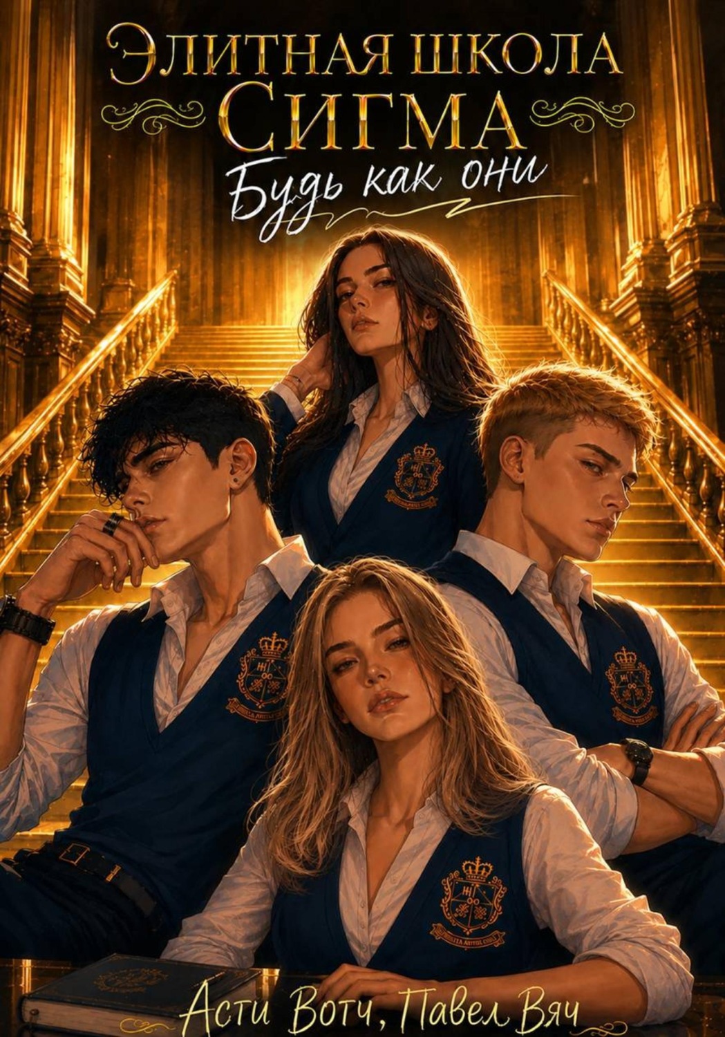 Обложка книги «Элитная школа «Сигма». Будь как они»