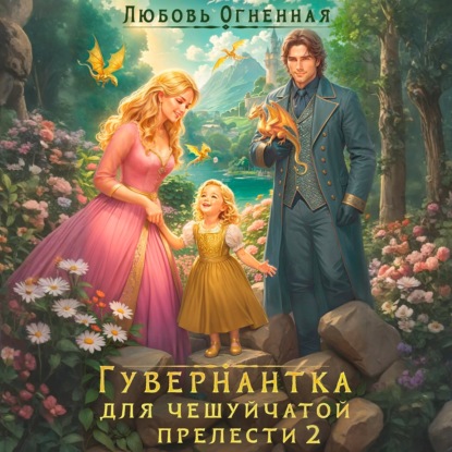 Обложка книги «Гувернантка для чешуйчатой прелести 2. Переполох в королевском дворце»