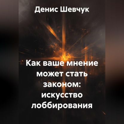 Обложка книги «Как ваше мнение может стать законом: искусство лоббирования»