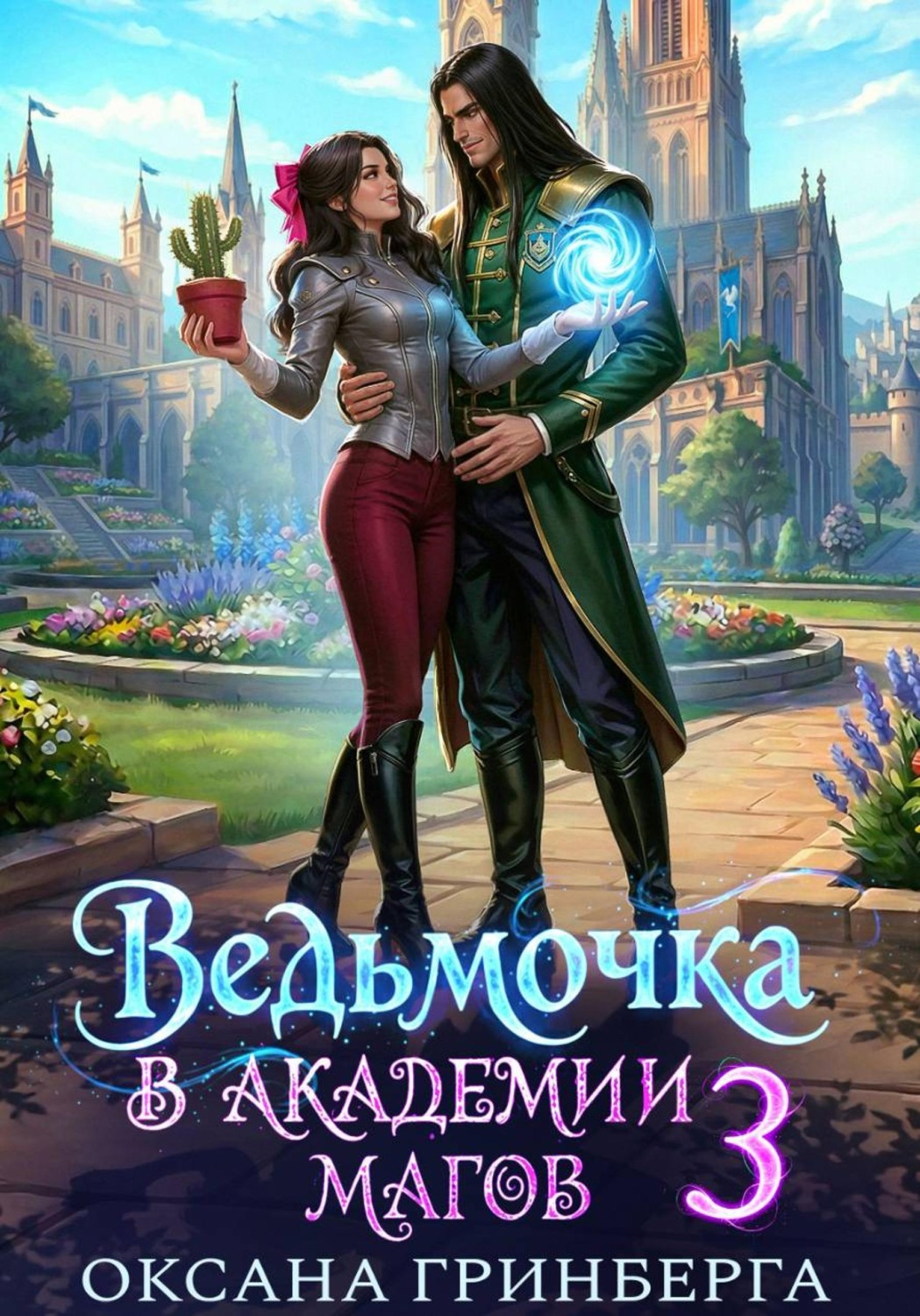 Обложка книги «Ведьмочка в Академии Магов – 3»