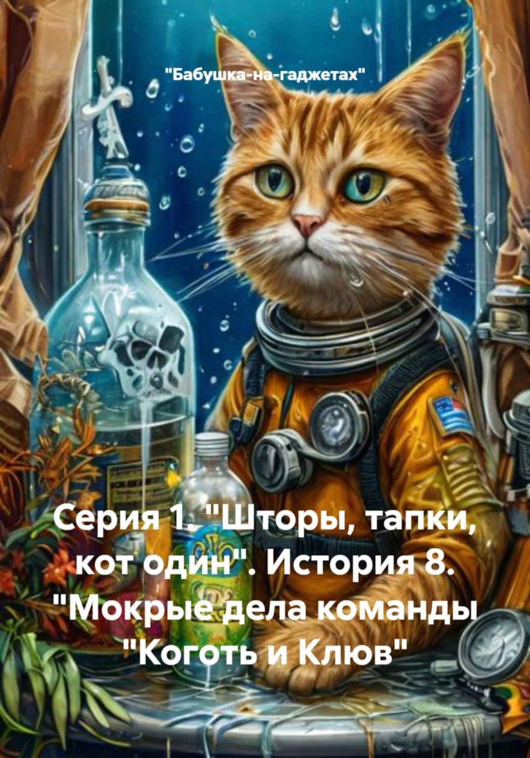 Обложка книги «Серия 1. "Шторы, тапки, кот один". История 8. Мокрые дела команды "Коготь и Клюв"»