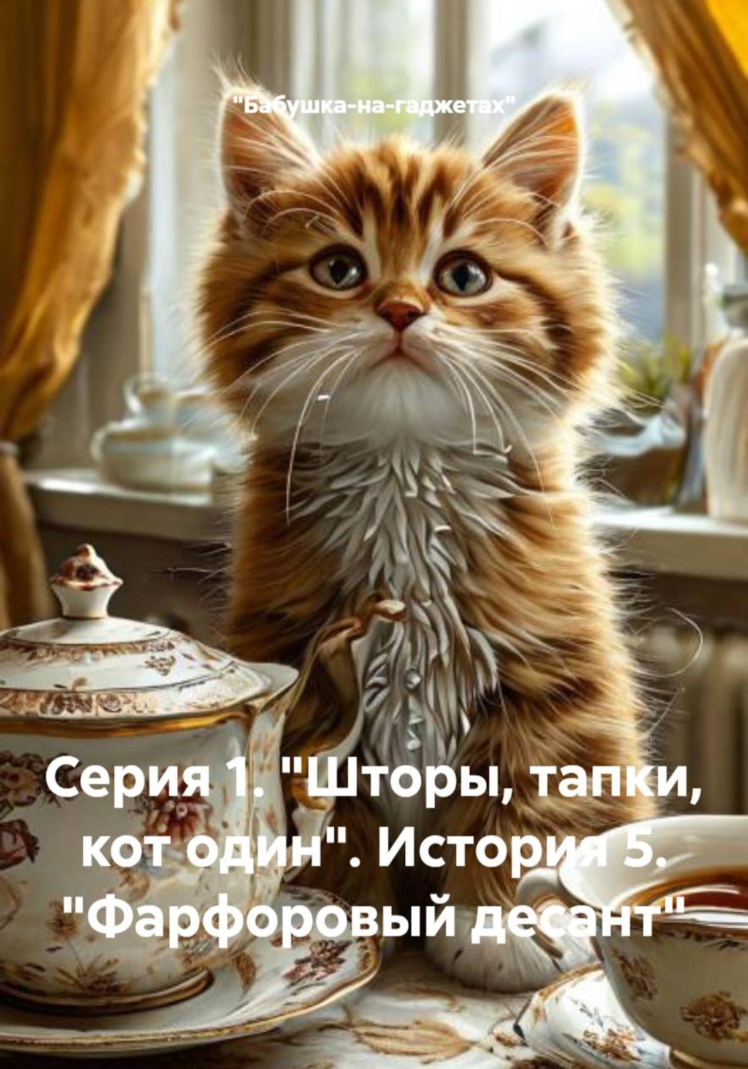 Обложка книги «Серия 1. "Шторы, тапки, кот один". История 5. "Фарфоровый десант"»