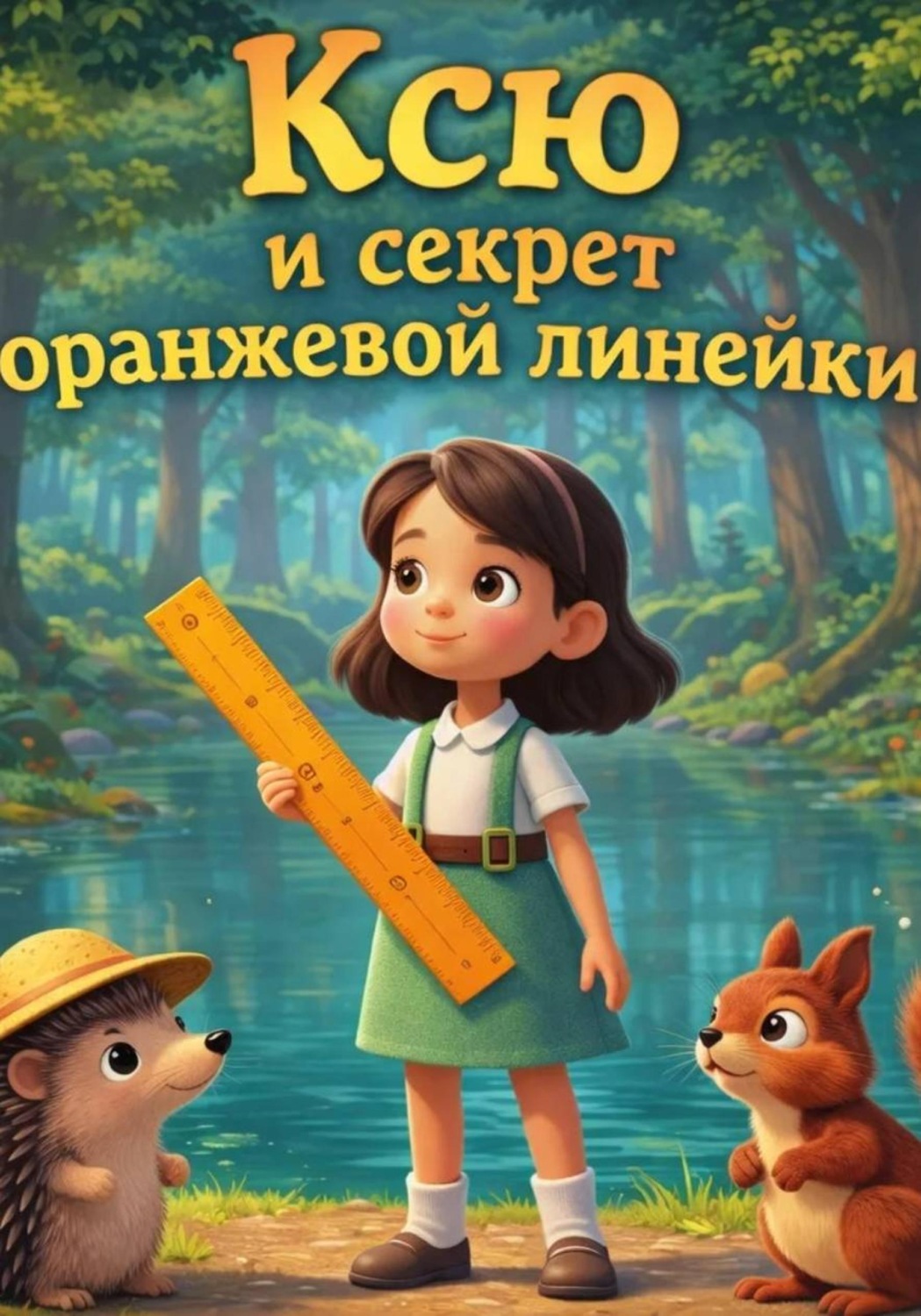 Обложка книги «Ксю и секрет оранжевой линейки»