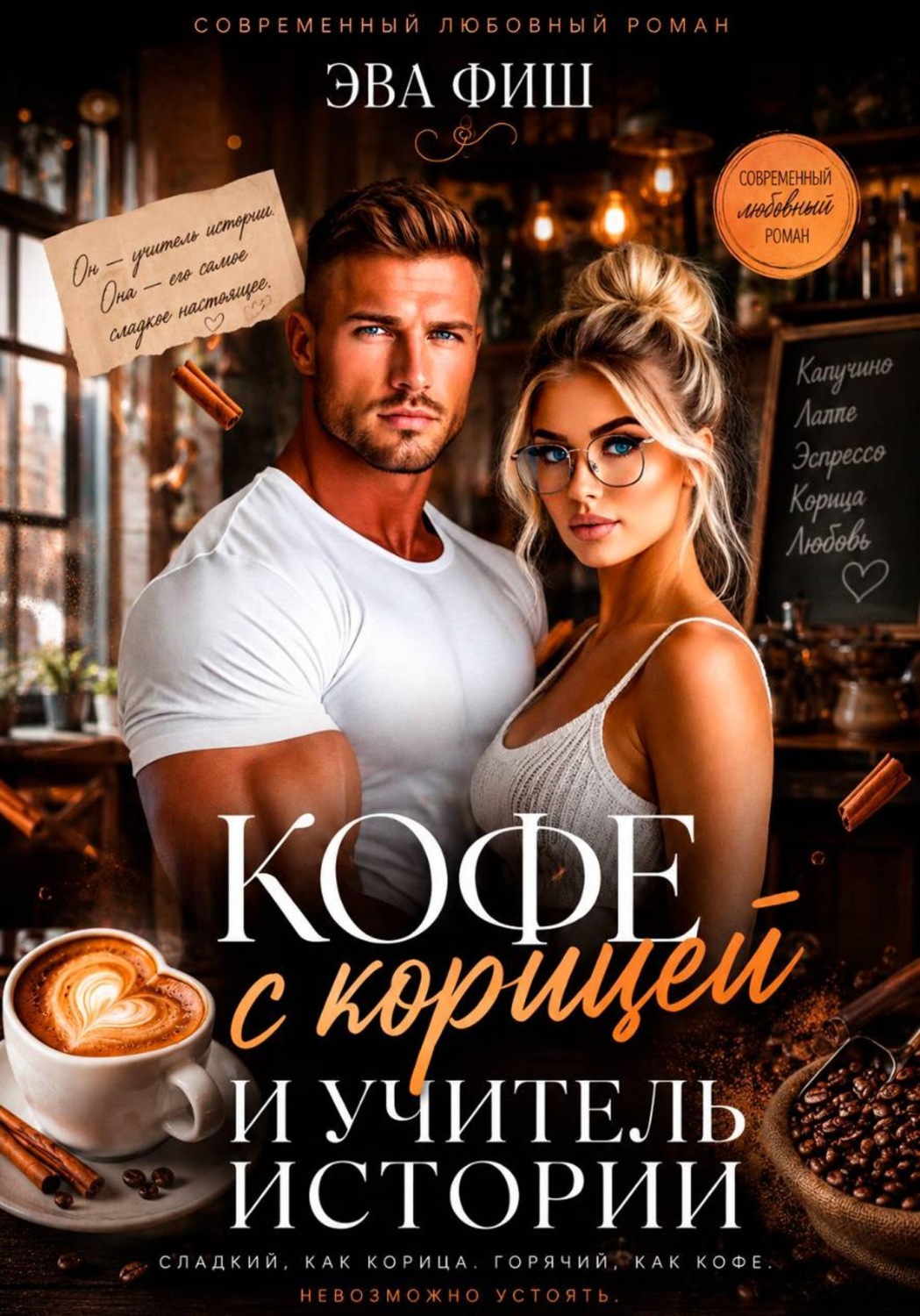 Обложка книги «Кофе с корицей и учитель истории»