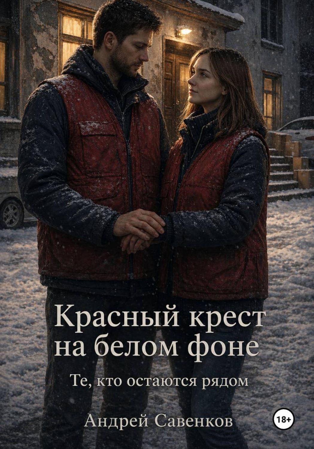 Обложка книги «Красный крест на белом фоне. Те, кто остаются рядом»