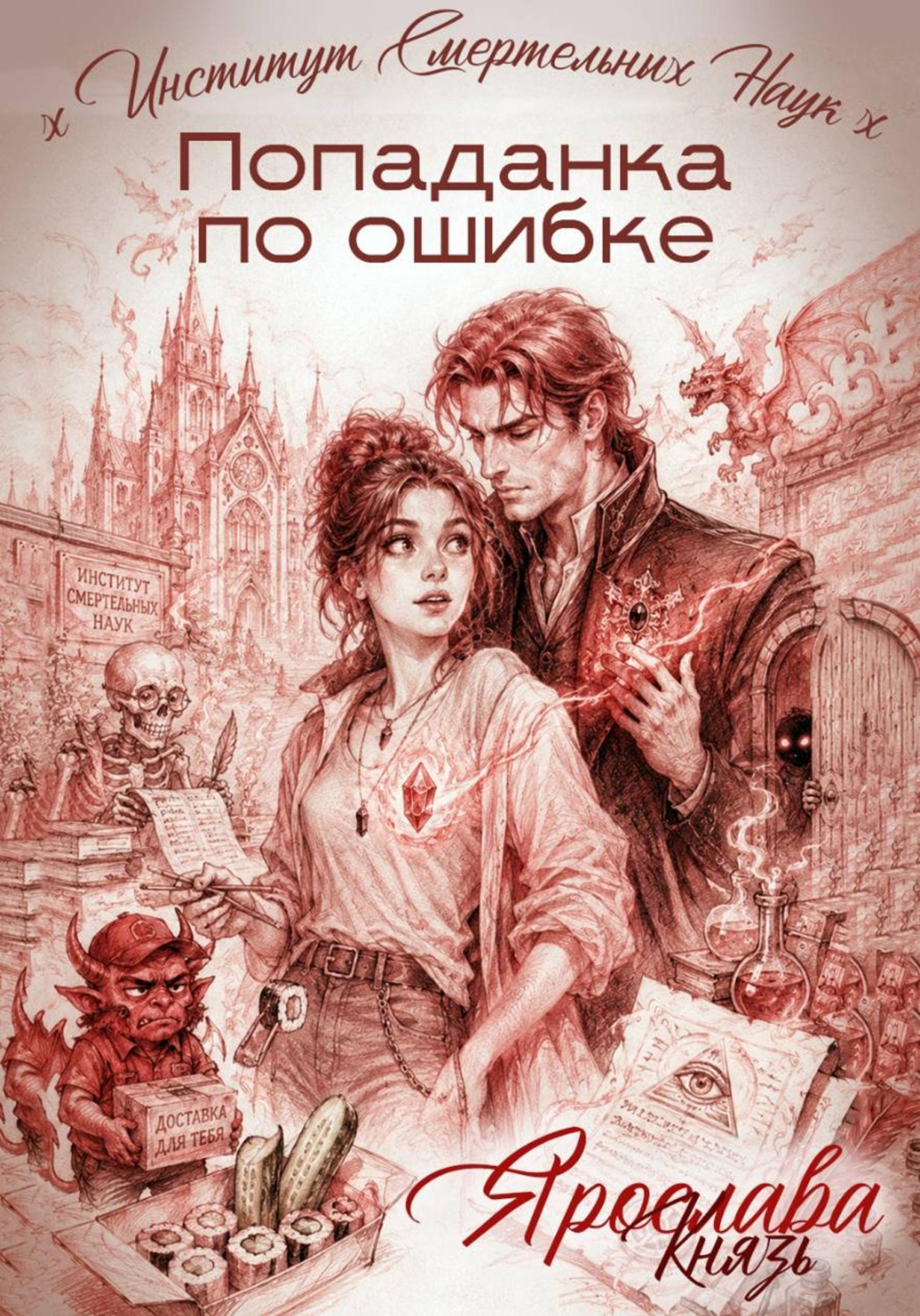 Обложка книги «Попаданка по ошибке. Институт Смертельных Наук»