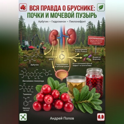 Обложка книги «Вся правда о бруснике: почки и мочевой пузырь»
