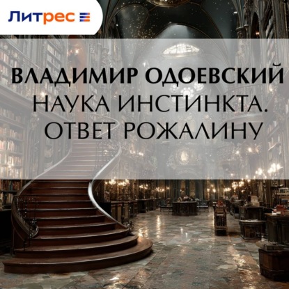 Обложка книги «Наука инстинкта. Ответ Рожалину»