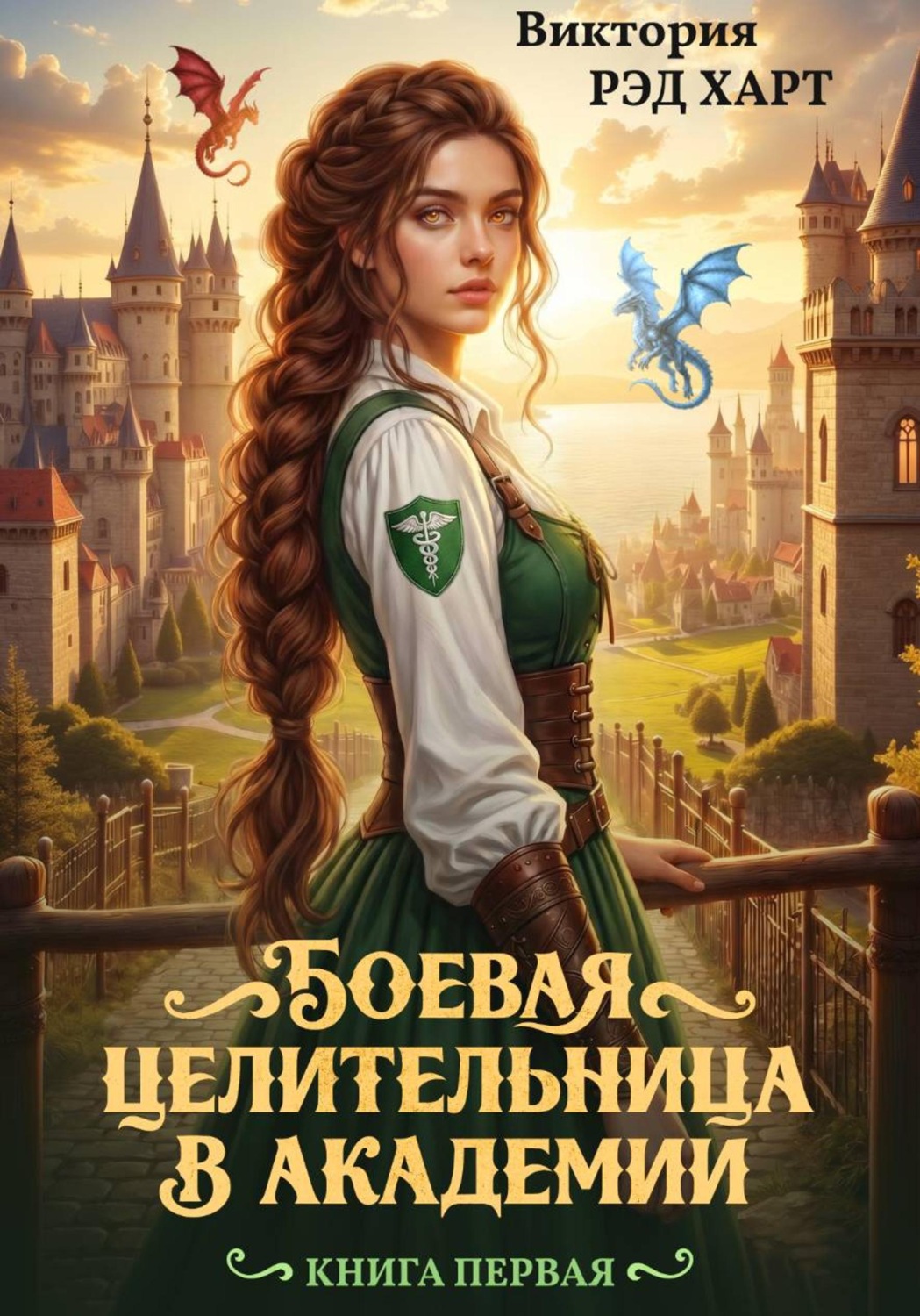 Обложка книги «Боевая целительница в Академии. Первая книга»