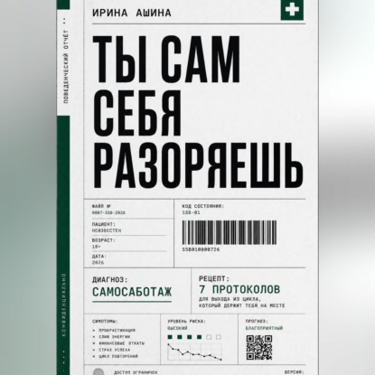 Обложка книги «Ты сам себя разоряешь»