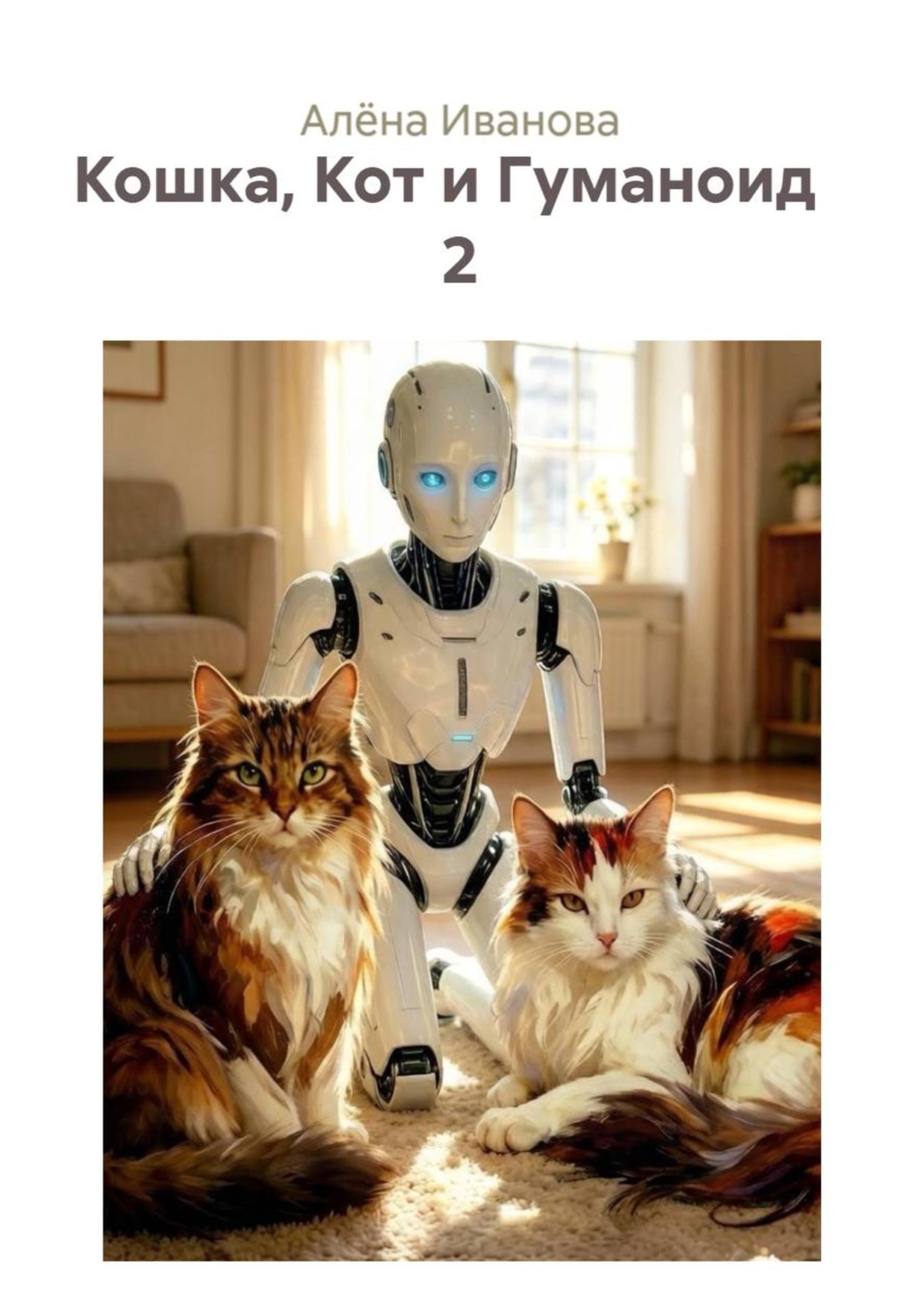 Обложка книги «Кошка, кот и гуманоид 2»