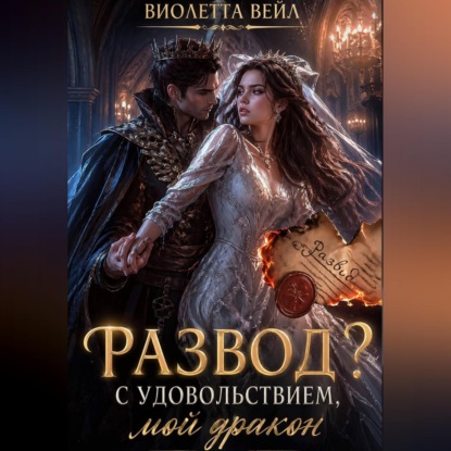 Обложка книги «Развод? С удовольствием, мой дракон»